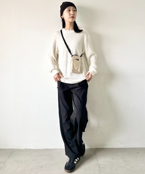国内未発売 THE NORTH FACE(ザ・ノースフェイス)/4WAY カラビナ付 ミニマルチポーチ ショルダー スマホショルダー 財布 ポーチ サコッシュ トレッキングポーチ/MULTI TREKKING POUCH | IM1243030 | サンドベージュ