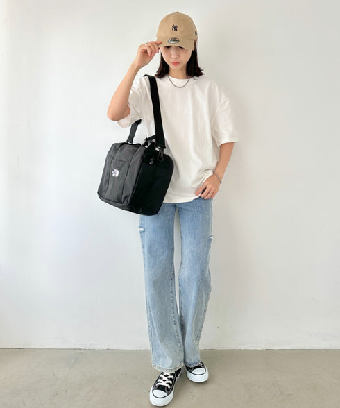THE NORTH FACE(ザ・ノースフェイス)/大容量 2WAY ヘリテージ カーゴ ボストンバッグ/HERITAGE CARGO M | IM1243037 | ブラック