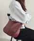 A4収納可 PUショルダーバッグ ユニセックス | MD1243022 | ワインレッド