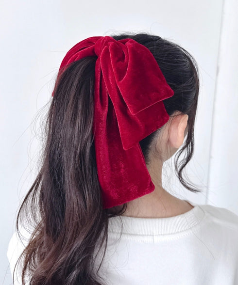 DOLLベロアリボンバレッタ | LO4244021 | レッド