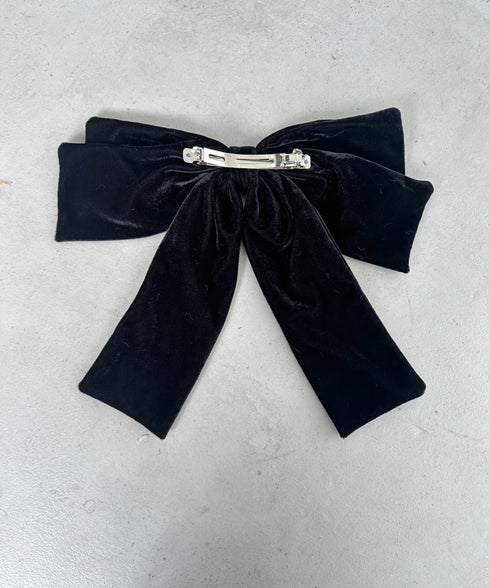 DOLLベロアリボンバレッタ | LO4244021 | ブラック