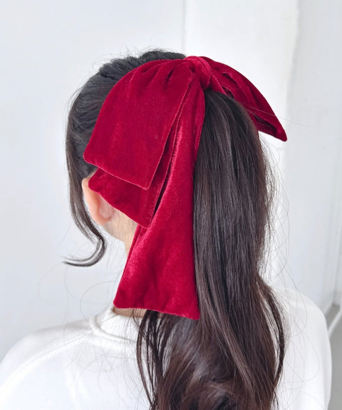 DOLLベロアリボンバレッタ | LO4244021 | レッド