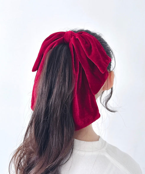 DOLLベロアリボンバレッタ | LO4244021 | レッド