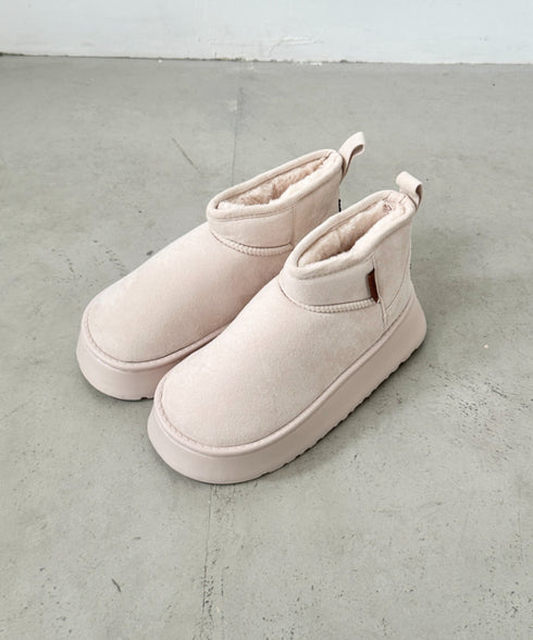 厚底ショートムートンブーツ | CL3244003 | アイボリー