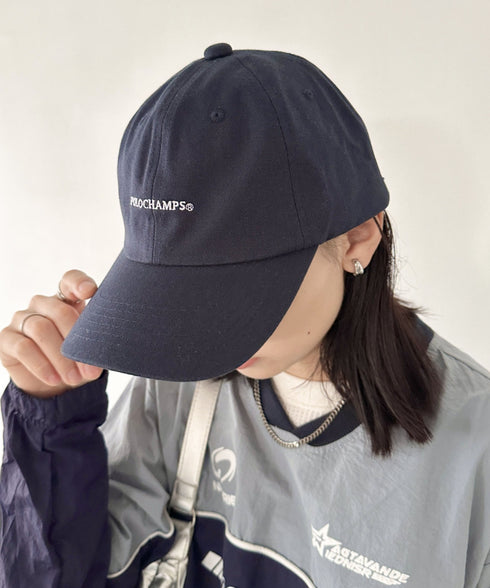 POLO CHAMPS(ポロチャンプス)/ワンポイント刺繍 アジャスター調整可能 ユニセックス ロゴ刺繍 CAP ローキャップ | IM5243041 | ネイビー