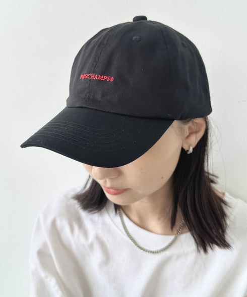 POLO CHAMPS(ポロチャンプス)/ワンポイント刺繍 アジャスター調整可能 ユニセックス ロゴ刺繍 CAP ローキャップ | IM5243041 | ブラック