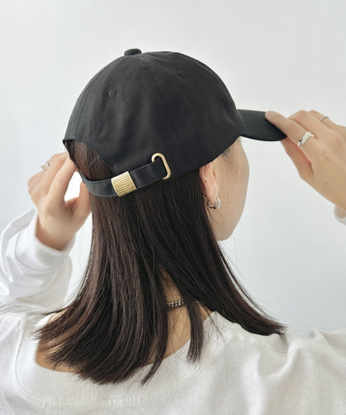 POLO CHAMPS(ポロチャンプス)/ワンポイント刺繍 アジャスター調整可能 ユニセックス ロゴ刺繍 CAP ローキャップ | IM5243041 | ブラック
