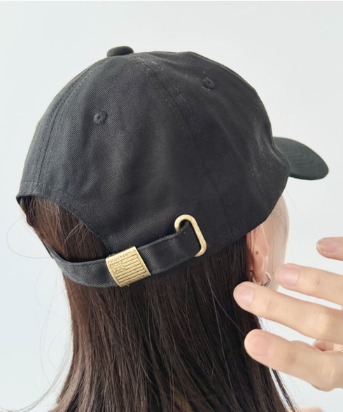 POLO CHAMPS(ポロチャンプス)/ワンポイント刺繍 アジャスター調整可能 ユニセックス ロゴ刺繍 CAP ローキャップ | IM5243041 | ブラック