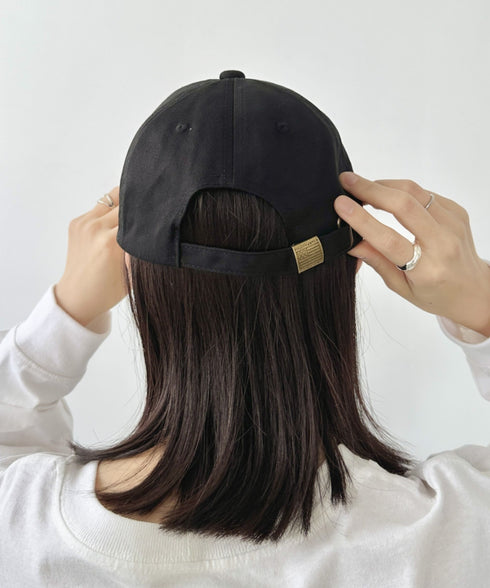 POLO CHAMPS(ポロチャンプス)/ワンポイント刺繍 アジャスター調整可能 ユニセックス ロゴ刺繍 CAP ローキャップ | IM5243041 | ブラック