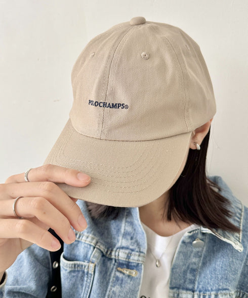 POLO CHAMPS(ポロチャンプス)/ワンポイント刺繍 アジャスター調整可能 ユニセックス ロゴ刺繍 CAP ローキャップ | IM5243041 | ベージュ