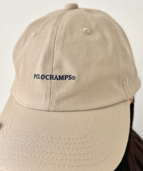 POLO CHAMPS(ポロチャンプス)/ワンポイント刺繍 アジャスター調整可能 ユニセックス ロゴ刺繍 CAP ローキャップ | IM5243041 | ベージュ