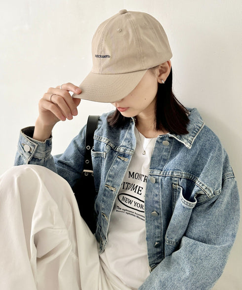 POLO CHAMPS(ポロチャンプス)/ワンポイント刺繍 アジャスター調整可能 ユニセックス ロゴ刺繍 CAP ローキャップ | IM5243041 | ベージュ