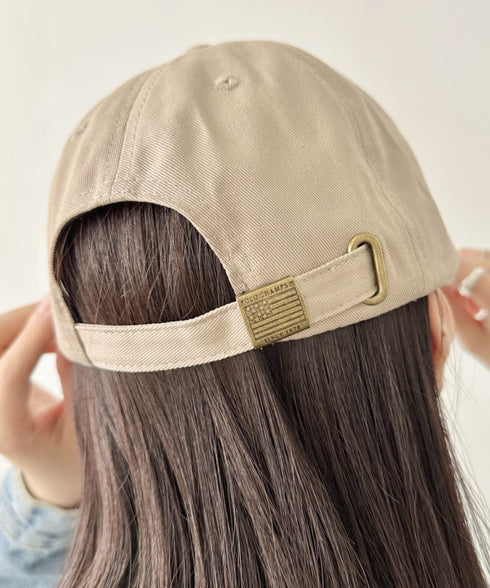 POLO CHAMPS(ポロチャンプス)/ワンポイント刺繍 アジャスター調整可能 ユニセックス ロゴ刺繍 CAP ローキャップ | IM5243041 | ベージュ