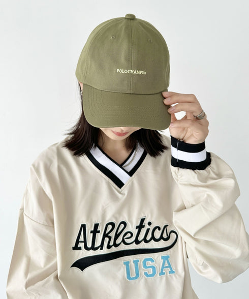 POLO CHAMPS(ポロチャンプス)/ワンポイント刺繍 アジャスター調整可能 ユニセックス ロゴ刺繍 CAP ローキャップ | IM5243041 | カーキ
