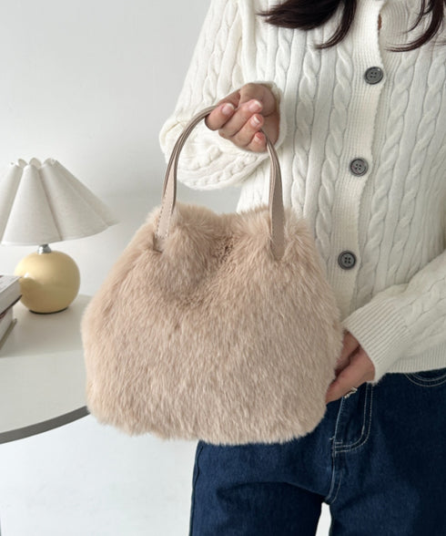 2WAYフェイクファーショルダーバッグ | CL1244013 | ベージュ