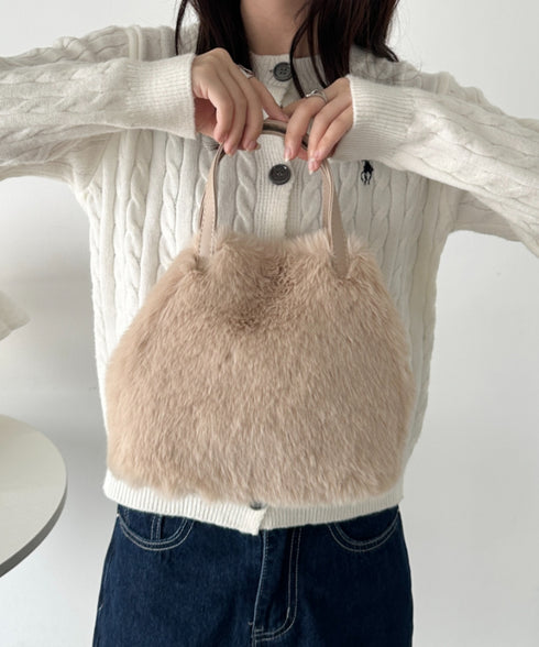 2WAYフェイクファーショルダーバッグ | CL1244013 | ベージュ