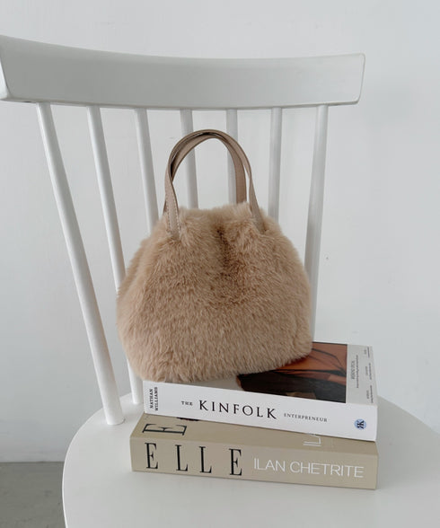 2WAYフェイクファーショルダーバッグ | CL1244013 | ベージュ