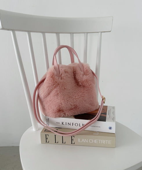 2WAYフェイクファーショルダーバッグ | CL1244013 | ピンク