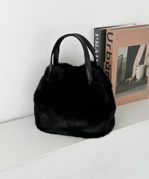 2WAYフェイクファーショルダーバッグ | CL1244013 | ブラック