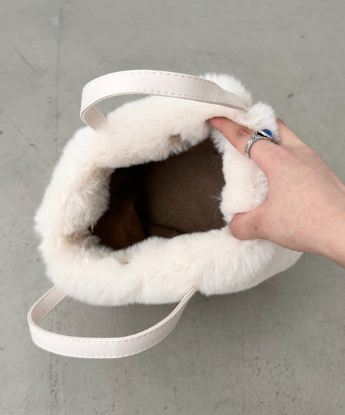 2WAYフェイクファーショルダーバッグ | CL1244013 | アイボリー