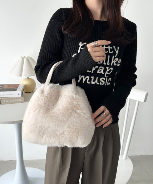 2WAYフェイクファーショルダーバッグ | CL1244013 | アイボリー