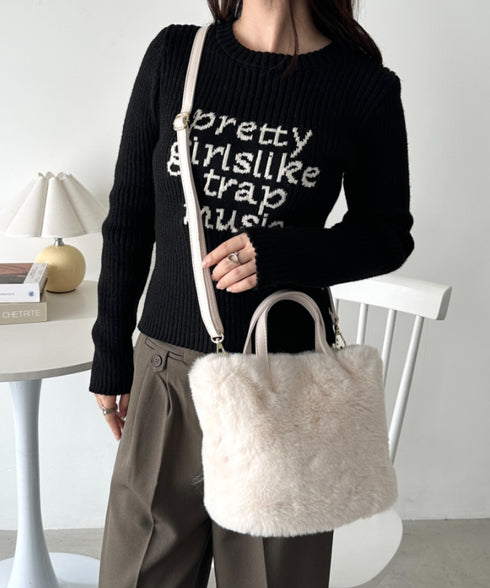 2WAYフェイクファーショルダーバッグ | CL1244013 | アイボリー