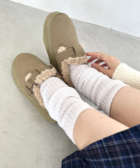 ボアムートン厚底シューズ | NU3244050 | ベージュ