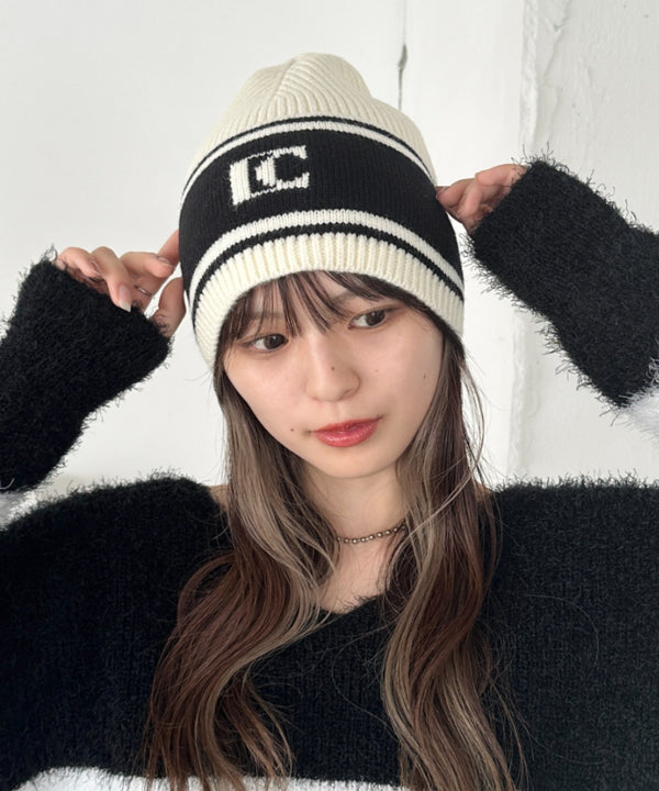 モノトーンロゴビーニー | CL5244027 | ホワイト