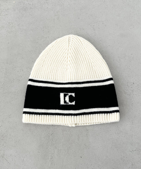 モノトーンロゴビーニー | CL5244027 | ホワイト