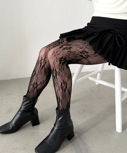 フラワー/リボンモチーフレースタイツ | CL6246018 | その他8