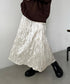 ベロアフレアスカート | CL2246023 | アイボリー