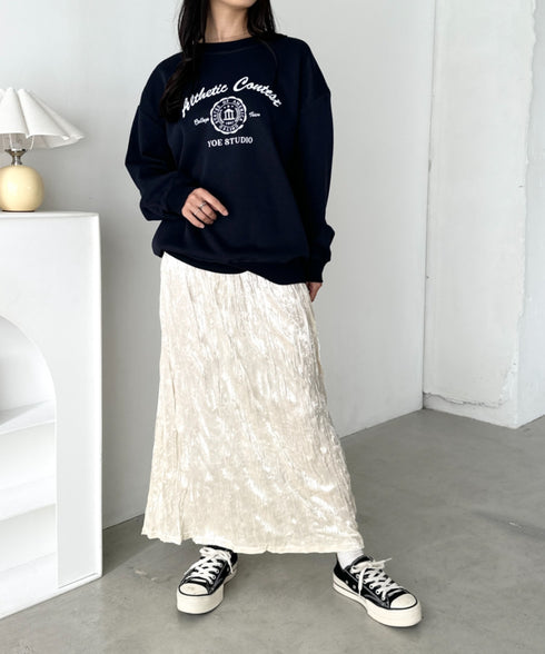 ベロアフレアスカート | CL2246023 | アイボリー