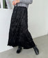 ベロアフレアスカート | CL2246023 | ブラック
