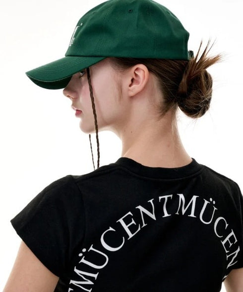 MUCENT(ムセント)/シグネチャー ロゴ ベースボール キャップ サイズ調整可能/SIGNATURE BALL CAP | AT5244039 | グリーン