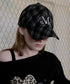 MUCENT(ムセント)/シグネチャー ロゴ ベースボール キャップ サイズ調整可能/SIGNATURE BALL CAP | AT5244039 | ブラック系その他3