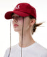 MUCENT(ムセント)/シグネチャー ロゴ ベースボール キャップ サイズ調整可能/SIGNATURE BALL CAP | AT5244039 | バーガンディー