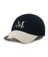 MUCENT(ムセント)/シグネチャー ロゴ ベースボール キャップ サイズ調整可能/SIGNATURE BALL CAP | AT5244039 | ネイビー×ホワイト