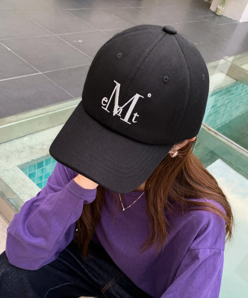 【別注・限定カラー登場】MUCENT(ムセント)/ブランド直輸入正規品 シグネチャー ロゴ ベースボール キャップ サイズ調整可能/SIGNATURE BALL CAP | AT5244039 | ブラック系その他4