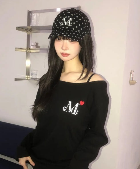 【別注・限定カラー登場】MUCENT(ムセント)/ブランド直輸入正規品 シグネチャー ロゴ ベースボール キャップ サイズ調整可能/SIGNATURE BALL CAP | AT5244039 | ブラック系その他5