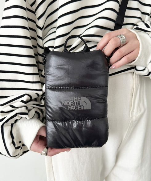 THE NORTH FACE(ザ・ノースフェイス)/2WAYキルティングクロスミニバッグ スマホショルダー ポーチ/PADDING CROSS BAG MINI | IM1244033 | ブラック