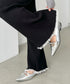 フリルレースリブニットパンツ | CL2244072 | ブラック