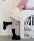 【5色展開】ホイップレースフリルミニスカパン | LO2255028 | アイボリー