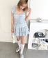 【5色展開】ホイップレースフリルミニスカパン | LO2255028 | ライトブルー