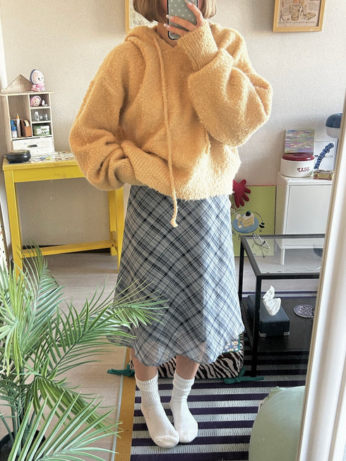 フーディーモヘアニット | SL2244643 | イエロー
