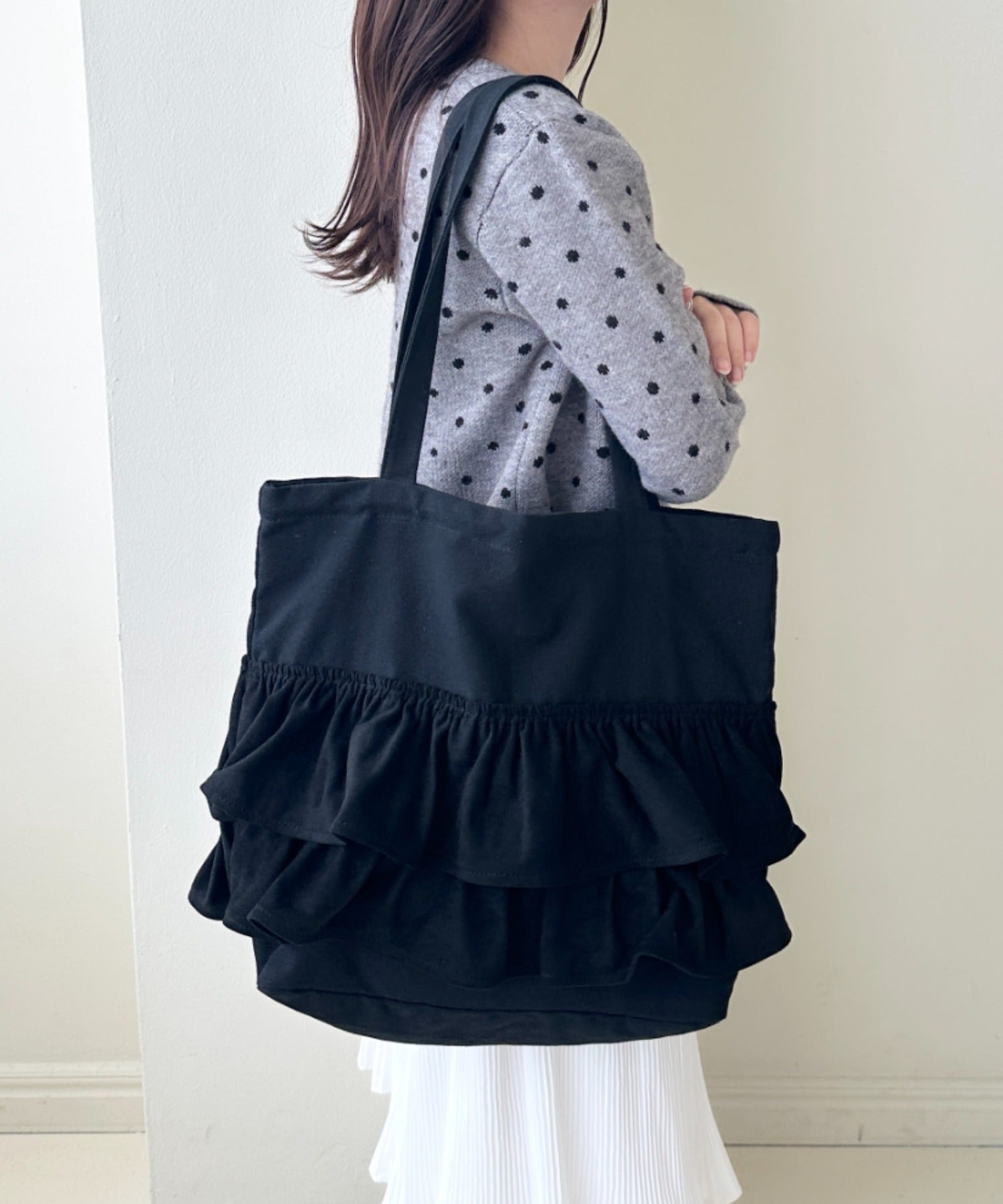 A4サイズ対応】フリルトートバッグ – Outfitter lab