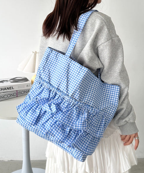 【A4サイズ対応】2wayフリルトートバッグ | CL1251020 | ブルー