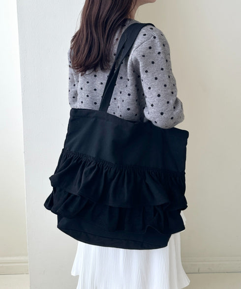 【A4サイズ対応】2wayフリルトートバッグ | CL1251020 | その他2