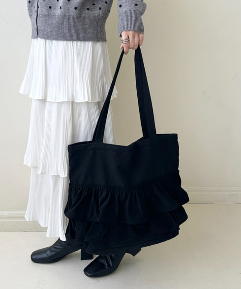 【A4サイズ対応】2wayフリルトートバッグ | CL1251020 | その他2