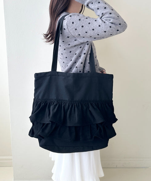 【A4サイズ対応】2wayフリルトートバッグ | CL1251020 | その他2