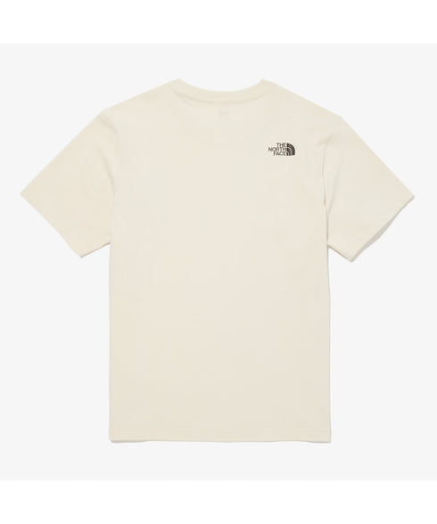 国内未発売 THE NORTH FACE(ザ・ノースフェイス)/ワンポイントロゴ 半袖 コットン Tシャツ/COTTON BASIC S/S R/TEE | IM2252001 | サンドベージュ